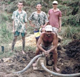 Beto, Ismar, Ricardo e na bomba Geraldo