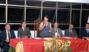 Presidente da Câmara Municipal de Manhuaçu Imaculada no uso de sua palavra