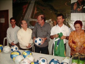 Zé Rulinha, Renato, Sérgio Breder, Agildo Soares e Carmem Brum