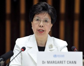 Diretora-geral da Organização Mundial da Saúde, OMS, Margaret Chan, 