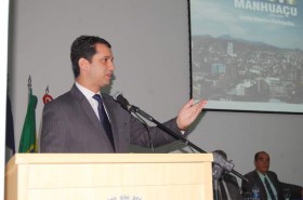 Presidente Mauricio Junior durante a abertura foi definido como vice-presidente estadual da Abracam (1)