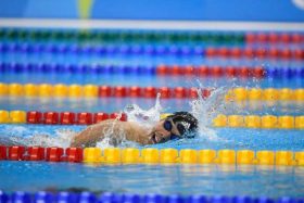  Brasileiro Daniel Dias leva medalha de ouro nos 200m nado livre S5, nos Jogos Paralímpicos Rio 2016, no Estádio Aquático, e diz que seu segredo é treinar Fernando Frazão/Agência Brasil